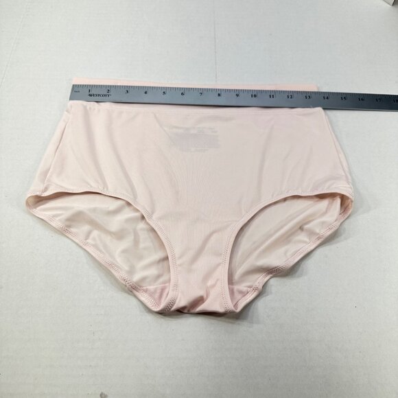 Warner's Women's Size Large 7 Panty Brief High Waist Light Pink New Without Tags - Picture 4 of 6